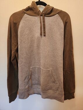 Goodfellow & Co. Men's Gray And Army Green Hoodie Size M